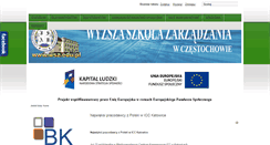 Desktop Screenshot of biurokarier.wsz.edu.pl