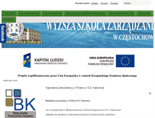 Tablet Screenshot of biurokarier.wsz.edu.pl
